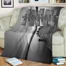 Personalized Name Sign Sunset Lake Scene Throw Blanket Gifts, Customized Name Sign Dock Boardwalk Pictures, Last Name Signs For Home, Family Name Sign Soft Cozy Warm Travel Blanket FLBL_Multi Name Blanket