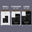 Personalized Names Sign Astrology Blanket, Custom Zodiac Aries Taurus Gemini Cancer Leo Virgo Libra Scorpio Sagittarius Capricorn Aquarius Pisces Constellations Gifts For Women Men FLBL_Zodiac Blanket