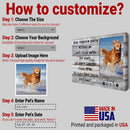 Personalized Pet Memorial Frame, Dog Memorial Gift, Cat Memorial Gift, Pet Memorial Gift, Dog Loss Gift, Cat Loss Gift, Pet Loss Gifts CANLA15_Miss Pet Canvas