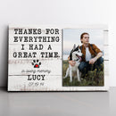 Personalized Pet Memorial Frame, Dog Memorial Gift, Cat Memorial Gift, Pet Memorial Gift, Dog Loss Gift, Cat Loss Gift, Pet Loss Gifts CANLA15_Miss Pet Canvas