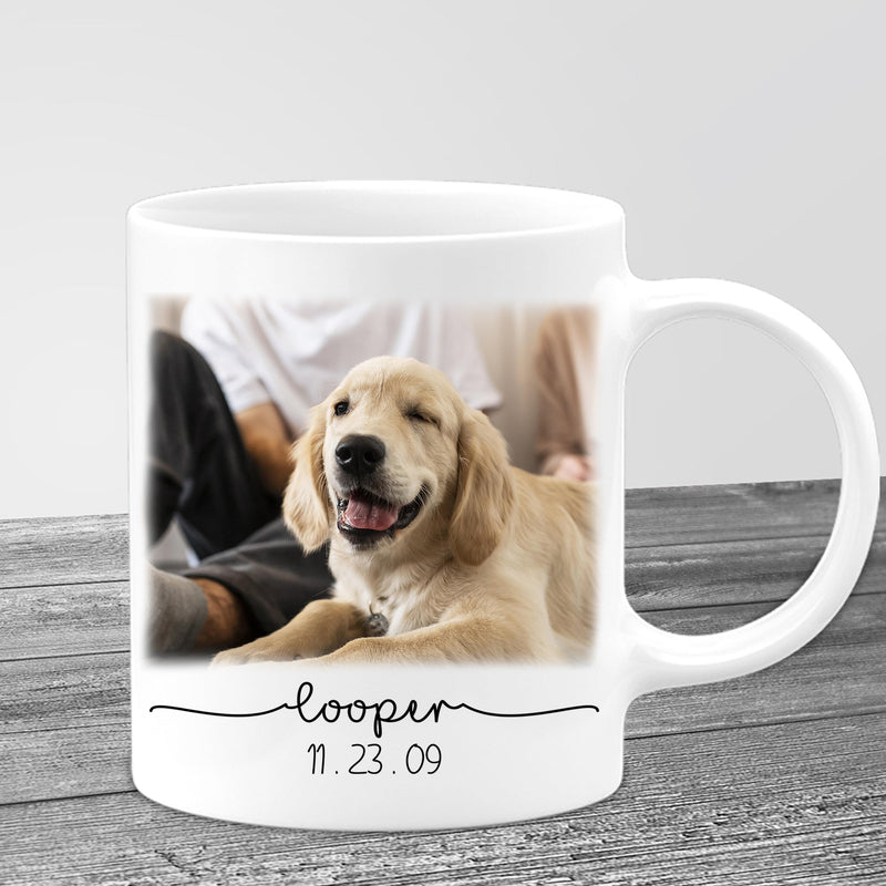 Personalized Photo Pet Memorial Mug, Dog Memorial Mug, Cat Memorial Mug, Dog Loss Mug, Dog Loss Gift, Pet Bereavement Mug, Pet Sympathy Mug MUG_Dog Mug
