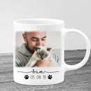 Personalized Photo Pet Memorial Mug, Pet Loss Gift, Cat Loss Gift, Dog Loss Gift, Pet Sympathy Gift, Pet Bereavement Gift Pet Loss Photo Mug MUG_Cat Mug