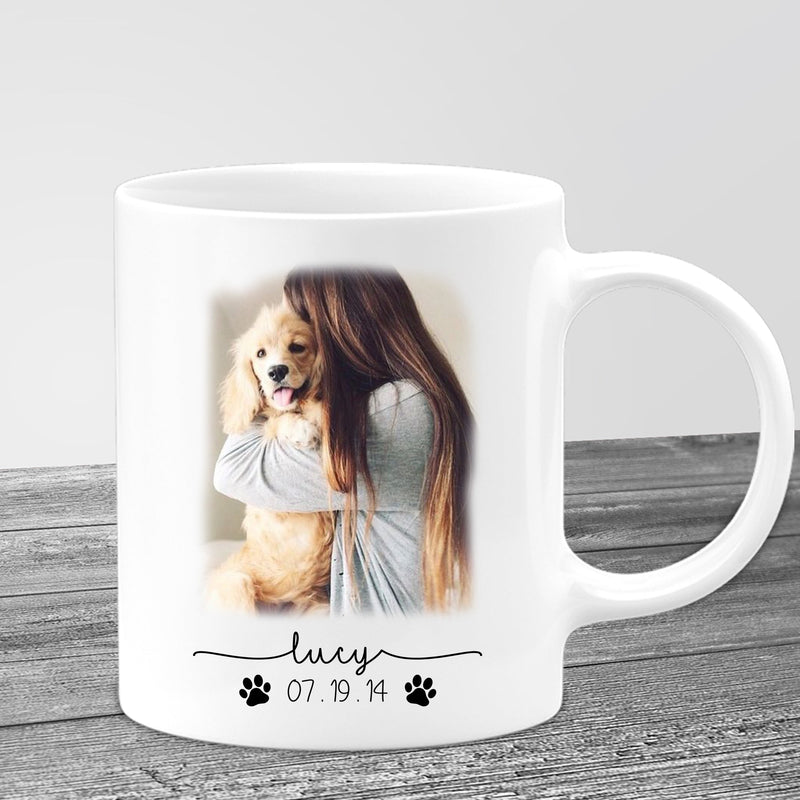 Personalized Photo Pet Memorial Mug, Pet Loss Gift, Cat Loss Gift, Dog Loss Gift, Pet Sympathy Gift, Pet Bereavement Gift Pet Loss Photo Mug MUG_Dog Mug
