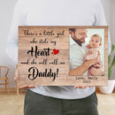 Personalized Picture Frame For 1st Fathers Day - Unique First Fathers Day Gifts, First Time Dad Gift, New Dad Gift Expecting Dad Gift Canvas CANLA15_Family Canvas
