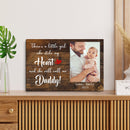 Personalized Picture Frame For 1st Fathers Day - Unique First Fathers Day Gifts, First Time Dad Gift, New Dad Gift Expecting Dad Gift Canvas CANLA15_Family Canvas