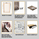 Personalized Picture Frame For 1st Fathers Day - Unique First Fathers Day Gifts, First Time Dad Gift, New Dad Gift Expecting Dad Gift Canvas CANLA15_Family Canvas