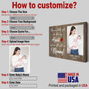 Personalized Picture Frame For 1st Mothers Day - Unique First Mothers Day Gifts, Pregnancy Gift, First Time Mom, New Mom, Expecting Mom Gift CANLA15_Family Canvas