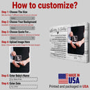 Personalized Picture Frame For 1st Mothers Fathers Day - Unique First Fathers Mothers Day Gifts, First Time Mom Dad Gift, New Mom Dad Gift CANLA15_Family Canvas