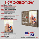 Personalized Picture Frame Gift For Grandma Grandkids - New Grandma Gift Grandparent Gifts Mimi Granny Gigi Nana Grandmother Canvas Wall Art CANLA15_Family Canvas