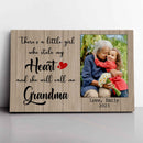 Personalized Picture Frame Gift For Grandma Grandkids - New Grandma Gift Grandparent Gifts Mimi Granny Gigi Nana Grandmother Canvas Wall Art CANLA15_Family Canvas