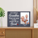 Personalized Picture Frame Gift For Grandma With Grandkids - New Grandma Gift Grandparent Gifts Mimi Granny Gigi Nana Grandmother Canvas Art CANLA15_Family Canvas