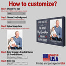 Personalized Picture Frame Gift For Grandpa From Grandkids - Grandparent Gifts, Fathers Day Gift For Grandpa, Pawpaw Papa Grandfather Gift CANLA15_Family Canvas