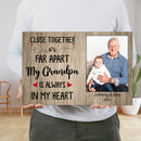 Personalized Picture Frame Gift For Grandpa From Grandkids - Grandparent Gifts, Fathers Day Gift For Grandpa, Pawpaw Papa Grandfather Gift CANLA15_Family Canvas