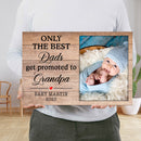 Personalized Picture Frame Gift For Grandpa - New Grandpa Gift, Grandparent Gifts, Fathers Day Gift For Grandpa Papa Pawpaw Grandfather Gift CANLA15_Family Canvas