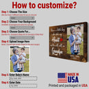 Personalized Picture Frame Gift For Grandpa With Grandkids - Grandparent Gifts, Fathers Day Gift For Grandpa, Papa Pawpaw Grandfather Gift CANLA15_Family Canvas