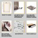 Personalized Picture Frame Gifts For Dad From Daughter Son - Unique Fathers Day Gift Canvas Wall Art Dad Birthday Gift Father Gift Christmas CANLA15_Family Canvas