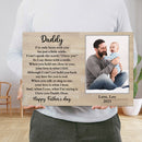 Personalized Picture Frame Gifts For Dad From Daughter Son - Unique Fathers Day Gift Canvas Wall Art Dad Birthday Gift Father Gift Christmas CANLA15_Family Canvas