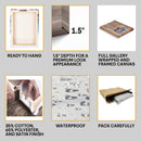 Personalized Picture Frame Gifts For Mom and Dad From Daughter Son - Unique Fathers Day Gift, Mothers Day Gift, Mom Dad Birthday Gift Canvas CANLA15_Family Canvas