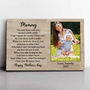 Personalized Picture Frame Gifts For Mom From Daughter Son - Unique Mothers Day Gift Canvas Wall Art Mom Birthday Gift Mother Gift Christmas CANLA15_Family Canvas