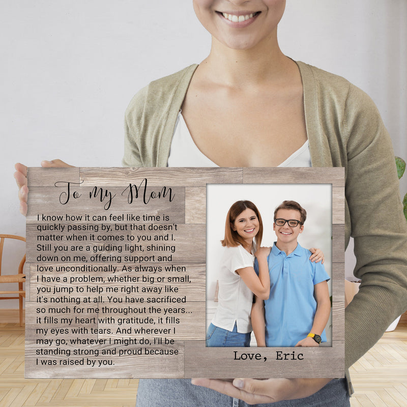Personalized Picture Frame Gifts For Mom From Daughter Son - Unique Mothers Day Gift Mom Birthday Gift Mother Gift Christmas Canvas Wall Art CANLA15_Family Canvas