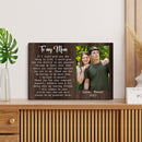 Personalized Picture Frame Gifts For Mom From Daughter Son - Unique Mothers Day Gift Mom Birthday Gift Mother Gift Christmas Canvas Wall Art CANLA15_Family Canvas