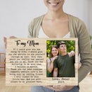 Personalized Picture Frame Gifts For Mom From Daughter Son - Unique Mothers Day Gift Mom Birthday Gift Mother Gift Christmas Canvas Wall Art CANLA15_Family Canvas