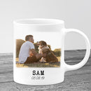 Pet Memorial Photo Name Personalized Mug, Dog Sympathy Photo Mug, Dog Remembrance, Pet Loss Thanks For Everything I Had A Great Time Mug MUG_Dog Mug