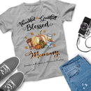 Thankful Greatfull Blessed Custom Grandpa Grandma Mom Dad Fall With Grandkids Names Gift Shirt, Thanksgiving Gift Personalized Autumn shirt SHIRTS_Autumn Shirt
