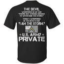 1- I Am The Storm - Army Private CustomCat