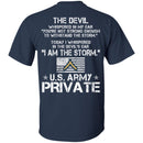 1- I Am The Storm - Army Private CustomCat