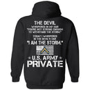 1- I Am The Storm - Army Private CustomCat