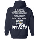 1- I Am The Storm - Army Private CustomCat