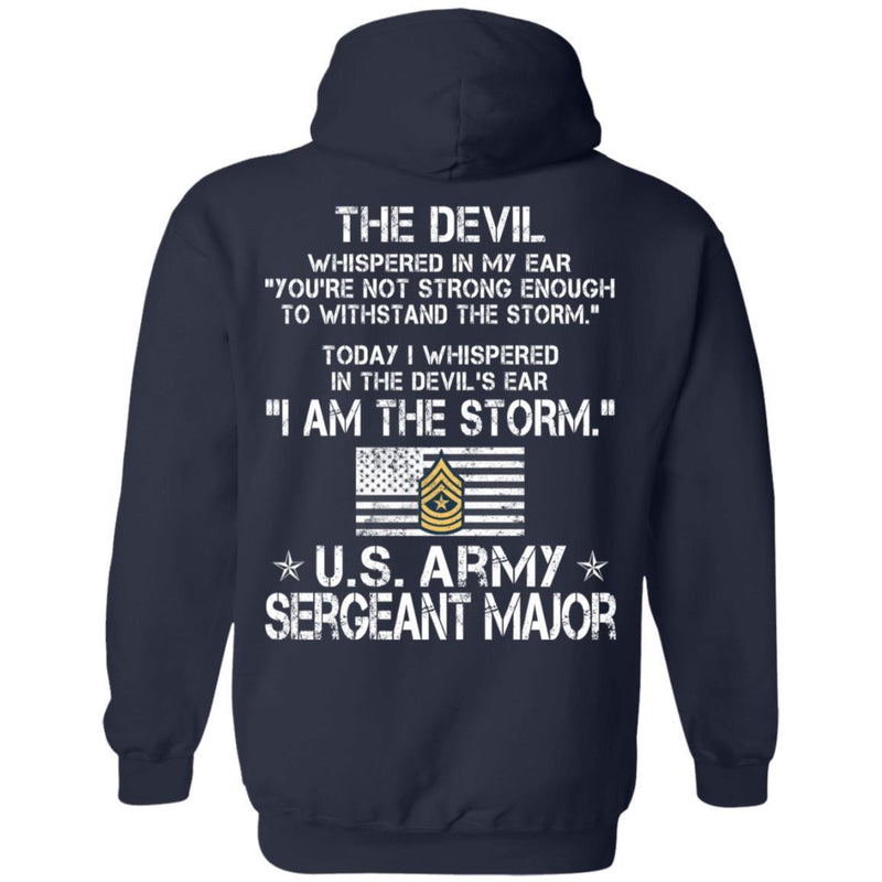 10- I Am The Storm - Army Sergeant Major CustomCat
