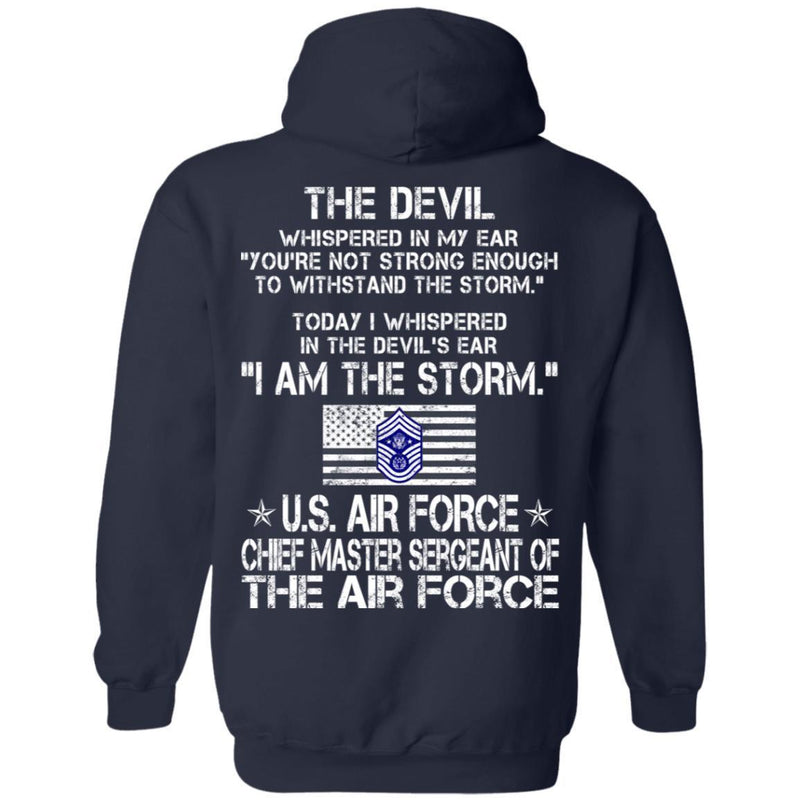 10- I Am The Storm - US Air Force Chief Master Sergeant Of The Air Force CustomCat