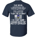 10- I Am The Storm - US Coast Guard Command Master Chief Petty Officer CustomCat