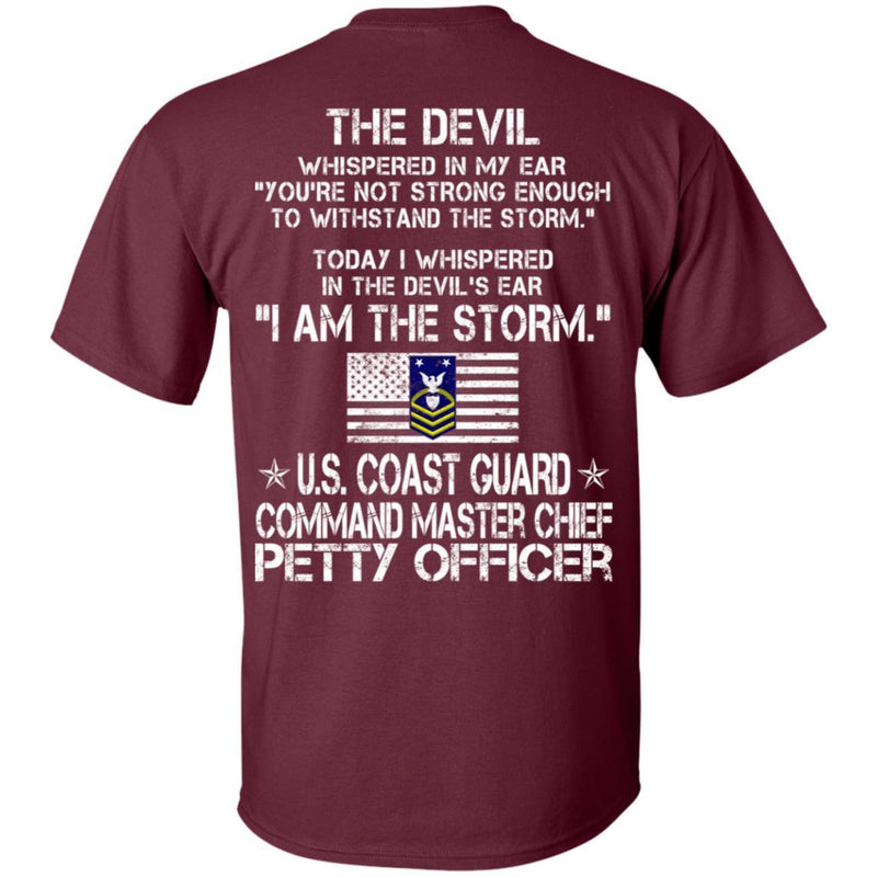 10- I Am The Storm - US Coast Guard Command Master Chief Petty Officer CustomCat
