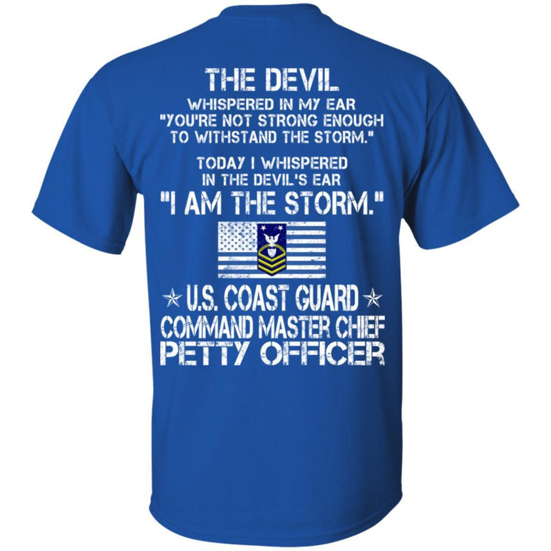10- I Am The Storm - US Coast Guard Command Master Chief Petty Officer CustomCat