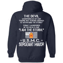 10- I Am The Storm - USMC Sergeant Major CustomCat