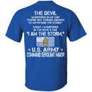 11- I Am The Storm - Army Command Sergeant Major CustomCat
