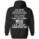 11- I Am The Storm - Army Command Sergeant Major CustomCat