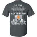 11- I Am The Storm - USMC Sergeant Major Of The Marine Corps CustomCat