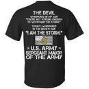 12- I Am The Storm - Army Sergeant Major of the Army CustomCat