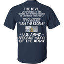 12- I Am The Storm - Army Sergeant Major of the Army CustomCat