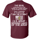 12- I Am The Storm - Army Sergeant Major of the Army CustomCat