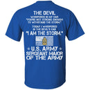 12- I Am The Storm - Army Sergeant Major of the Army CustomCat
