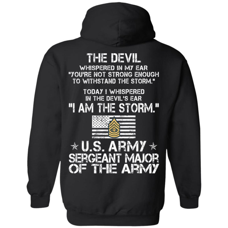 12- I Am The Storm - Army Sergeant Major of the Army CustomCat