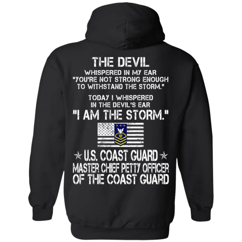 12- I Am The Storm - US Coast Guard Master Chief Petty Officer Of The Coast Guard CustomCat