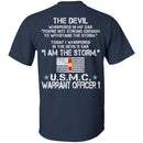 12- I Am The Storm - USMC Warrant Officer 1 CustomCat