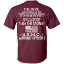 12- I Am The Storm - USMC Warrant Officer 1 CustomCat