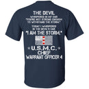 15- I Am The Storm - USMC Warrant Officer 4 CustomCat